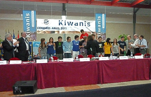 Le CKPM au Congrès National du Kiwanis en Arles mai 2011.