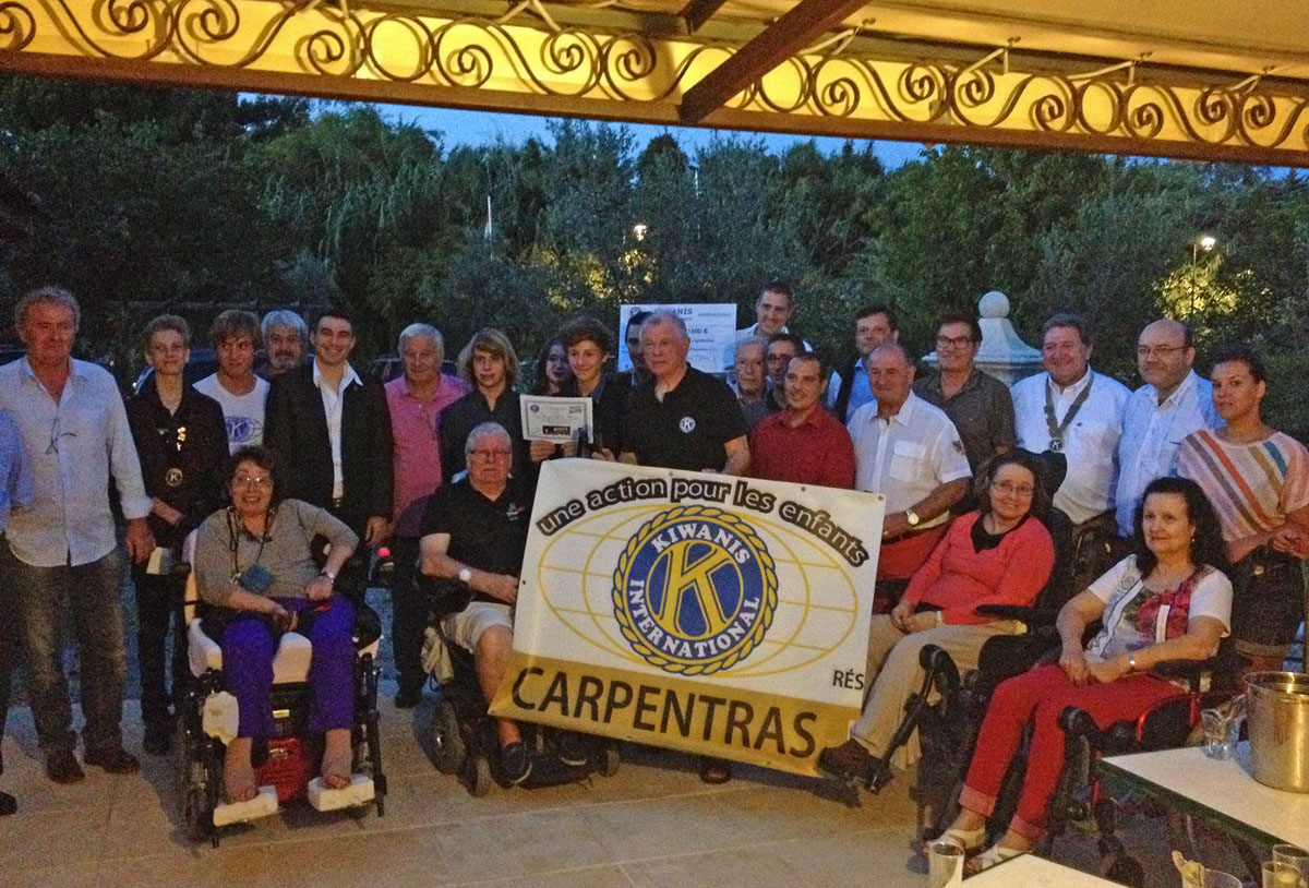 Relais du club Kiwanis de Carpentras à Mazan le 02/09/2015