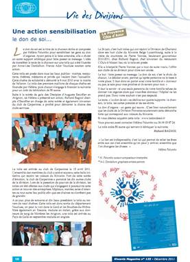 Le CKPM : article dans le Kiwanis Magazine n°125.