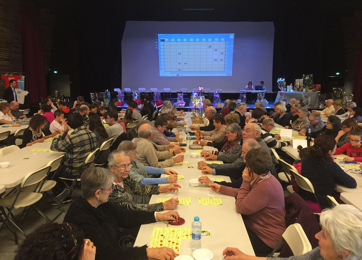 Loto du CKPM à Mazan le 21 février 2016.