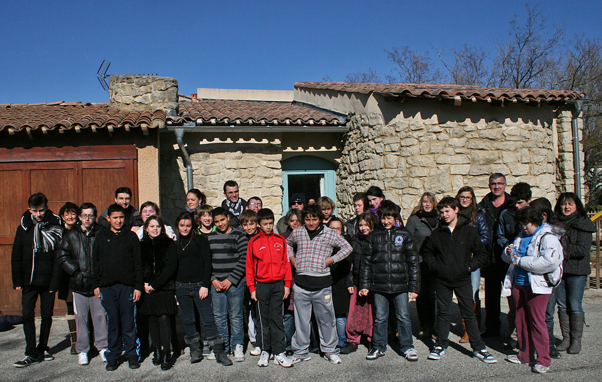 Les jeunes de Mazan  l'IME d'Orange