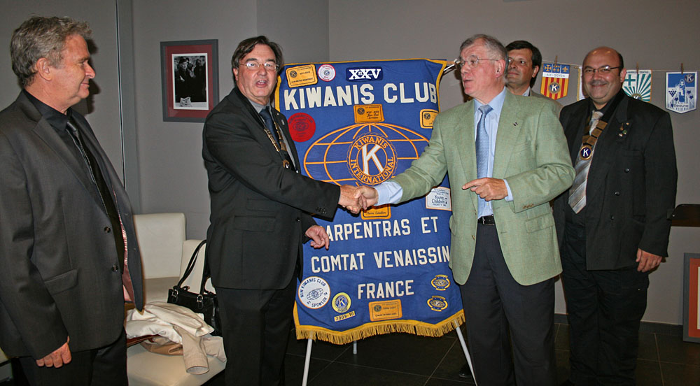 Soirée de passation du club Kiwanis de Carpentras