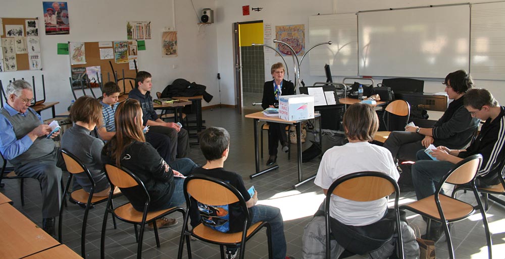 Jocelyne MARTIN-LIEGEOIS en visite à Mazan pour rencontrer les membres du CKPM.