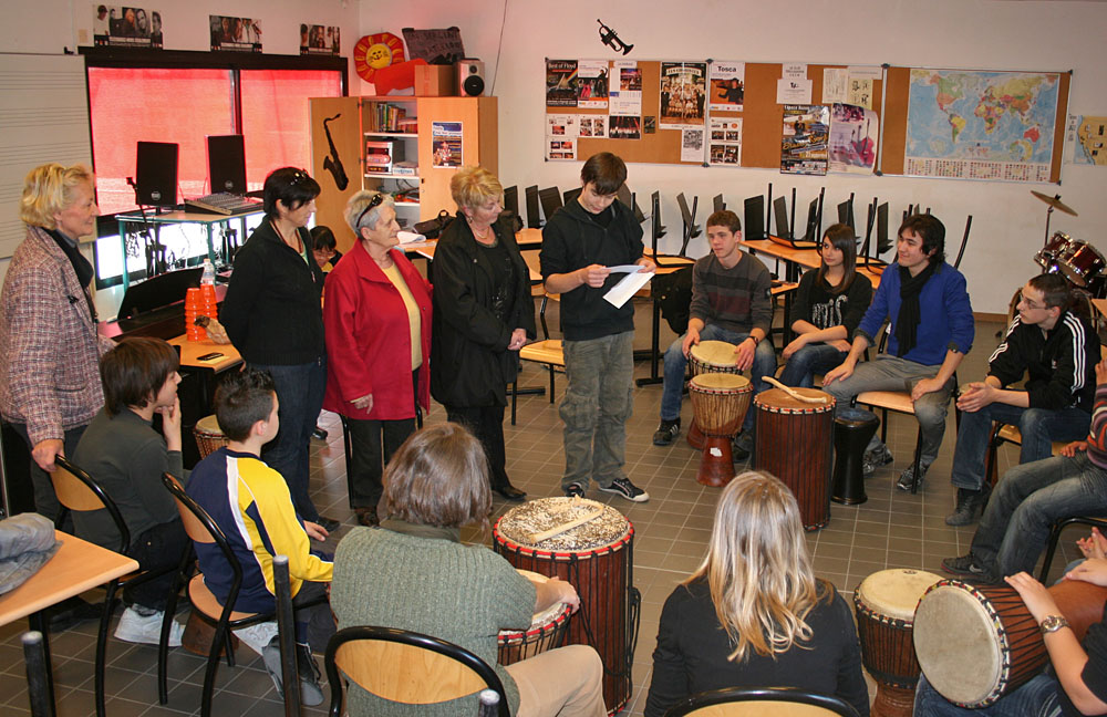 Le club Kiwanis de Beaumes-de-Venise en visite à Mazan pour rencontrer les membres du CKPM.