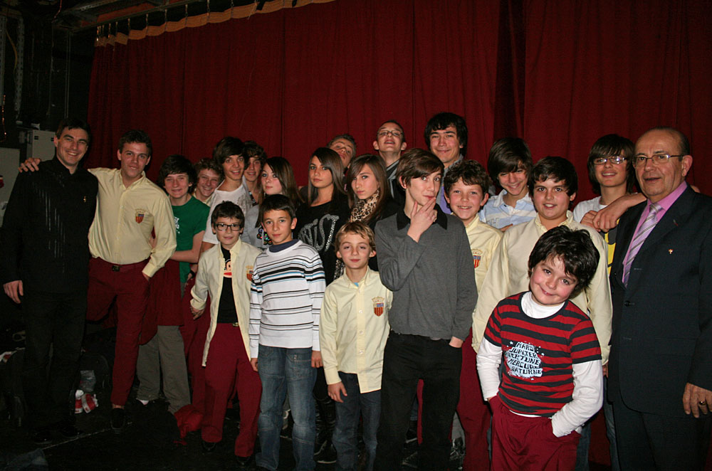 Les Petits Chanteurs d'Aix et le CKPM à Carpentras le samedi 11/12/2010